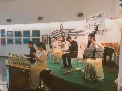 慈溪青瓷瓯乐艺术团赴日本奈良参加文化交流演出